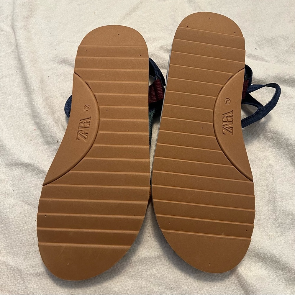 Zara men’s new without tag casual Colorful Strap Sandals - Picture 7 of 15